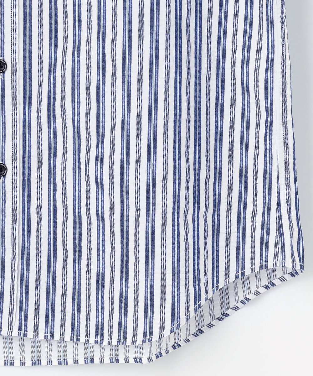 JOSEPH ABBOUD 【オーガニックコットン】オーガニックコードストライプ シャツ 