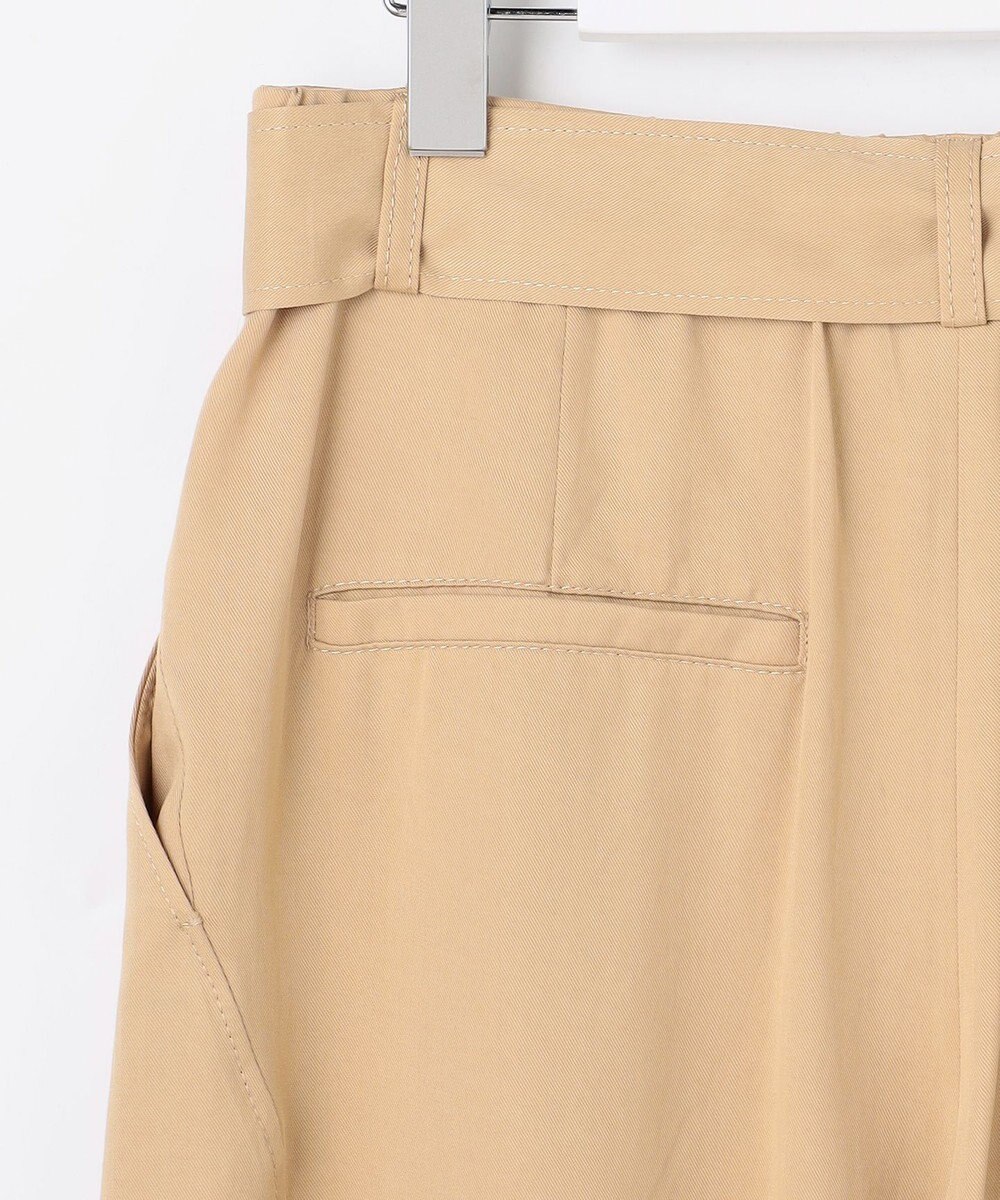 自由区 S セルロースコットンチノコクーンシルエット パンツ 