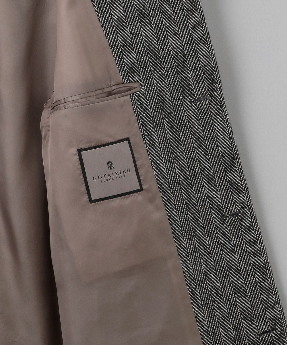 GOTAIRIKU 【山栄毛織】カントリーツイード ステンカラーコート 