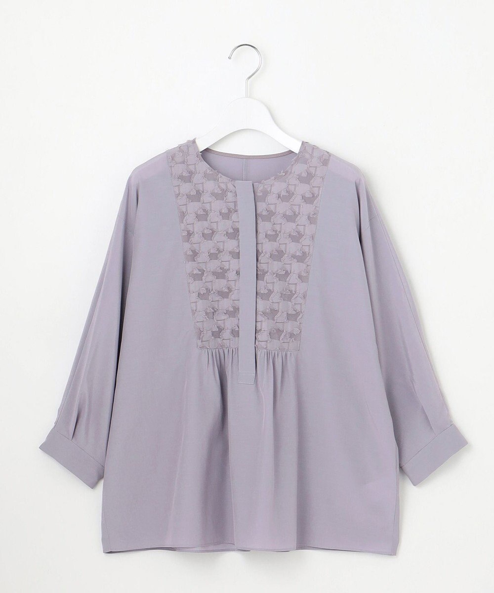 自由区 S シアージオメトリックジャカードプルオーバー ブラウス 