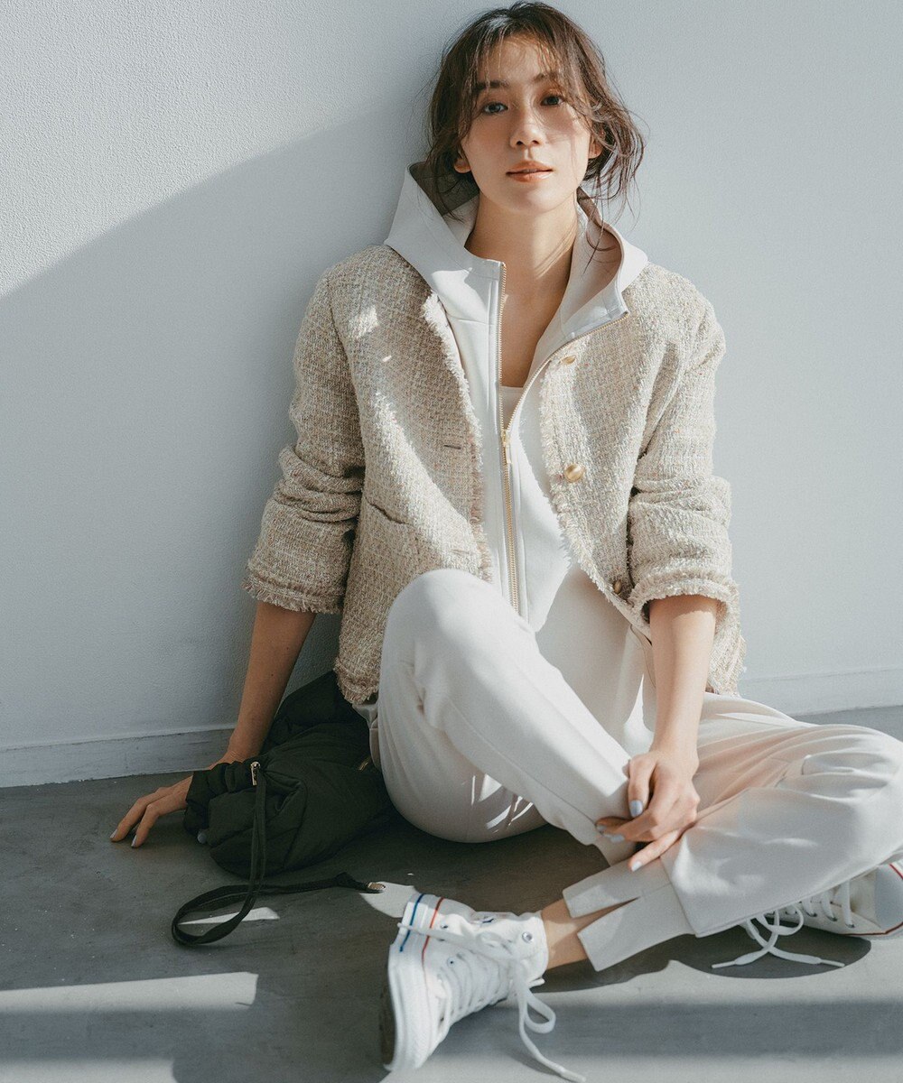 23区 コットンダンボール フーディー アウター 