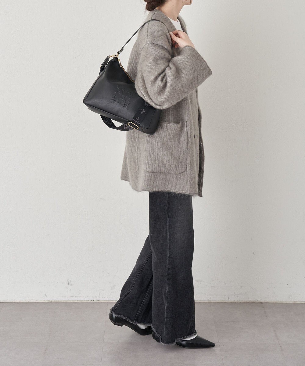 russet エンボスモノグラム2WAYショルダーバッグ(CE-1692) 