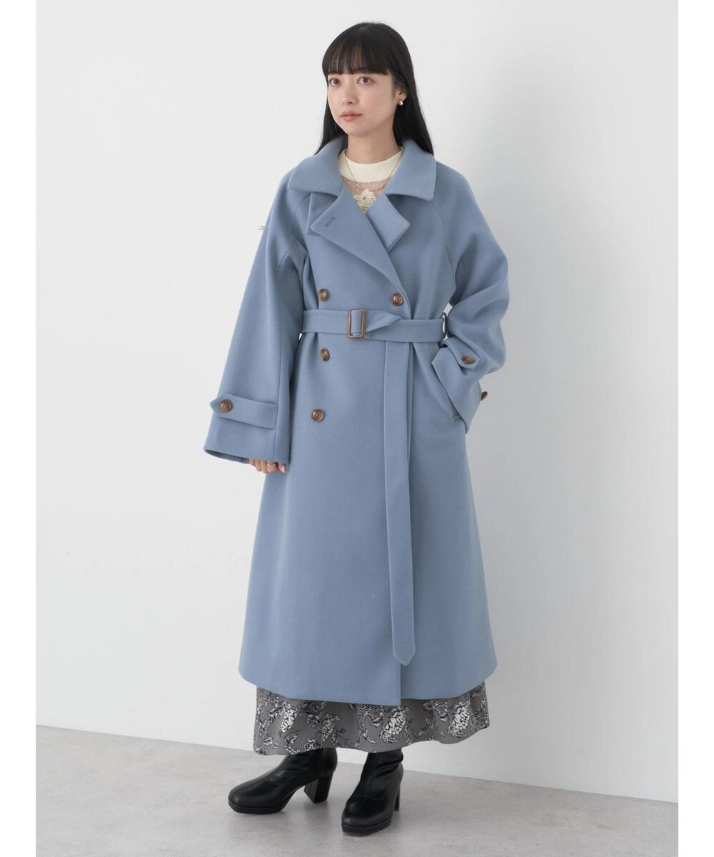 earth music&ecology ２ｗａｙカラーロングコート 