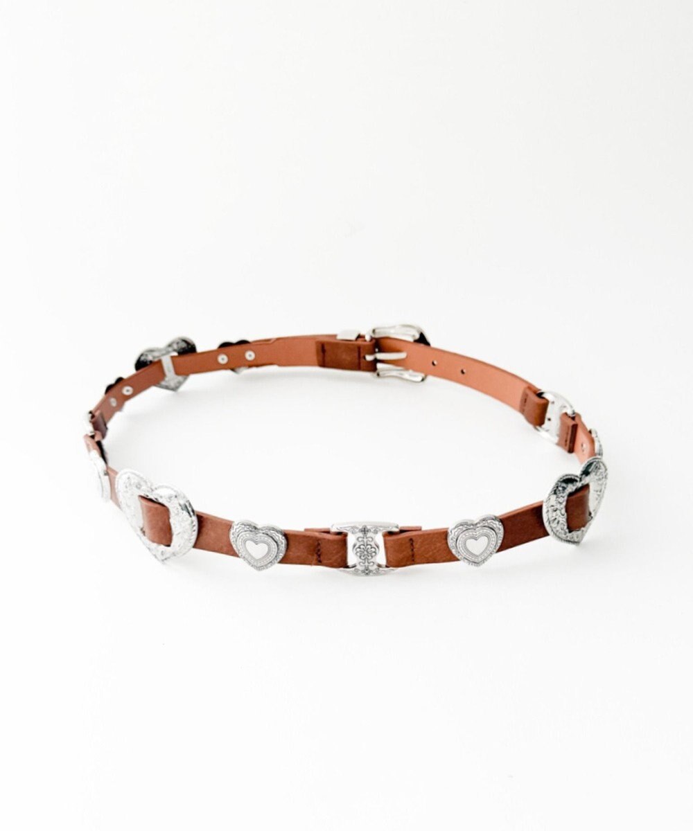 WEGO Lハートコンチョデザインベルト 