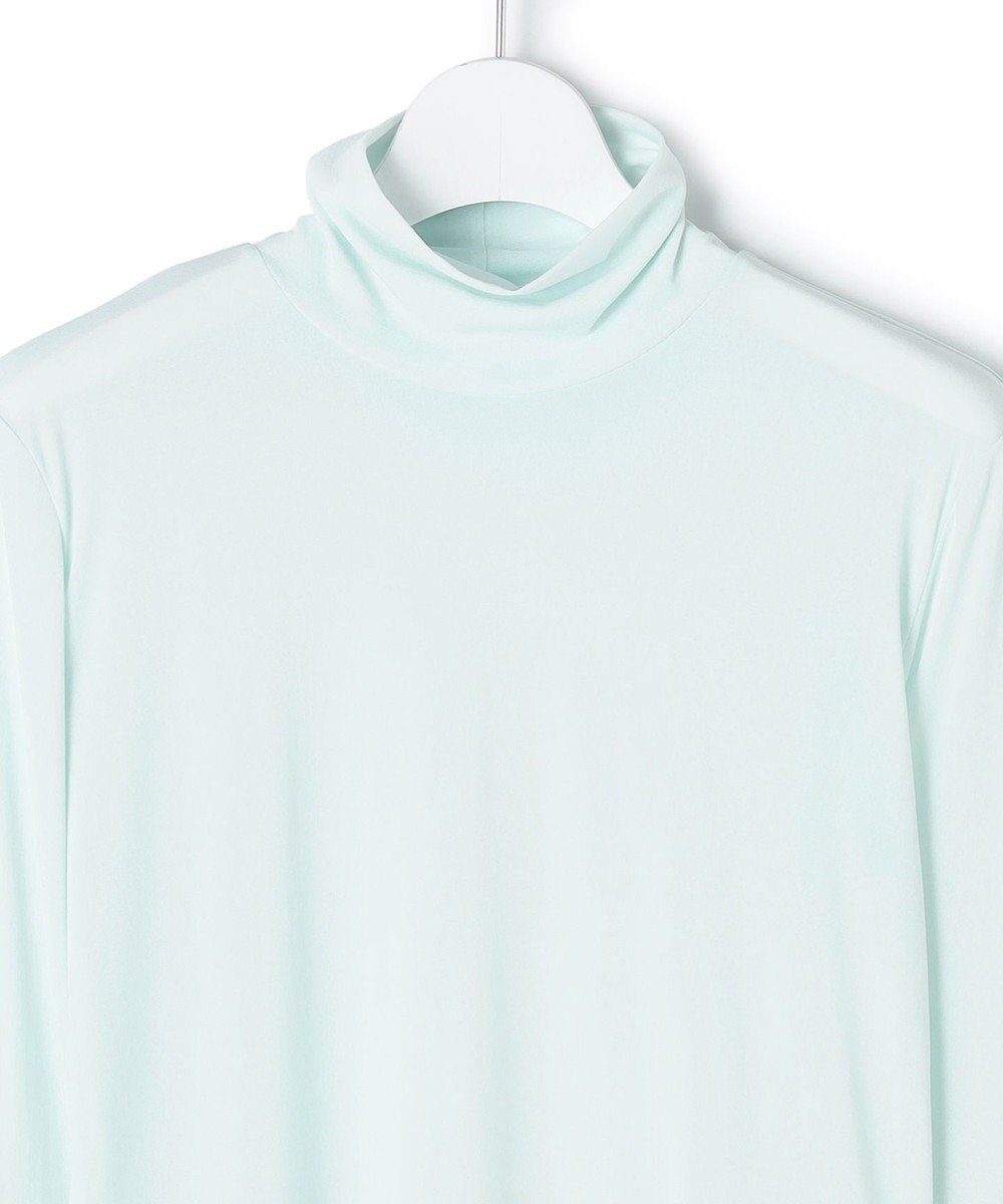 ICB 【洗える】 パウダリーチュール ハイネックトップス 