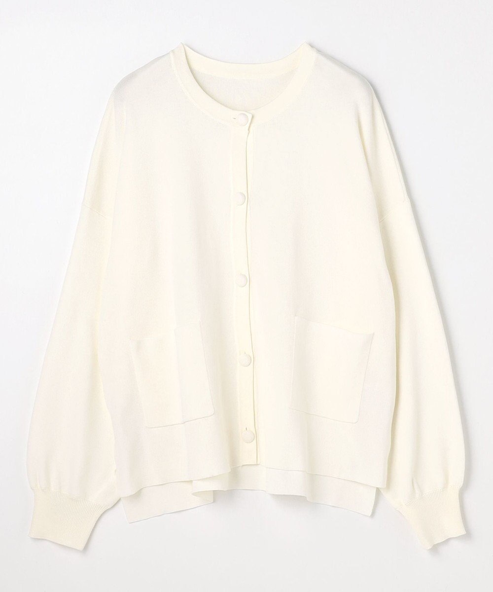 ANY L スウェットライクニットカーディガン 