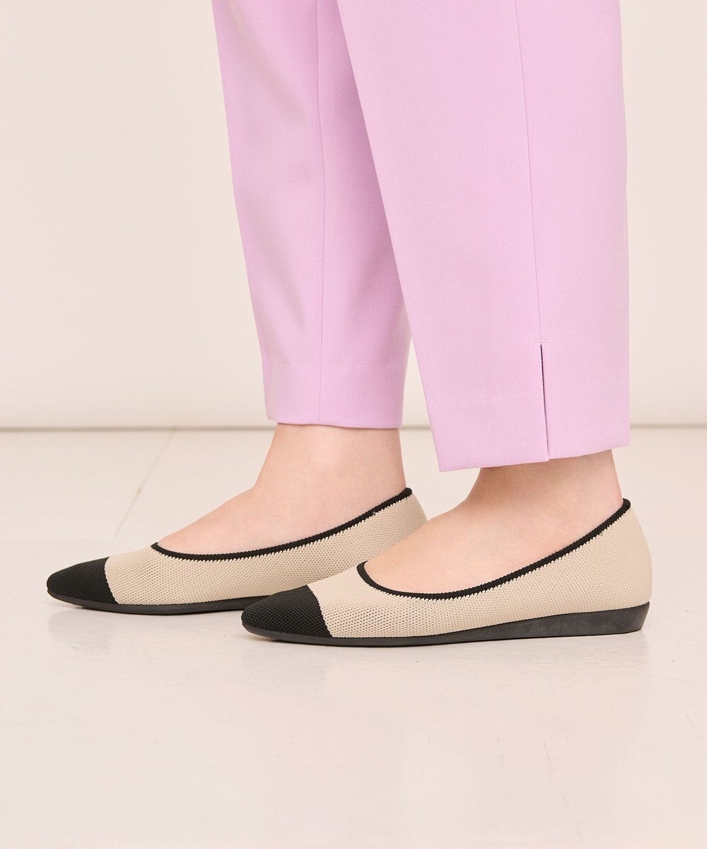 steppi 【洗える/撥水】  バイカラー ポインテッドパンプス 