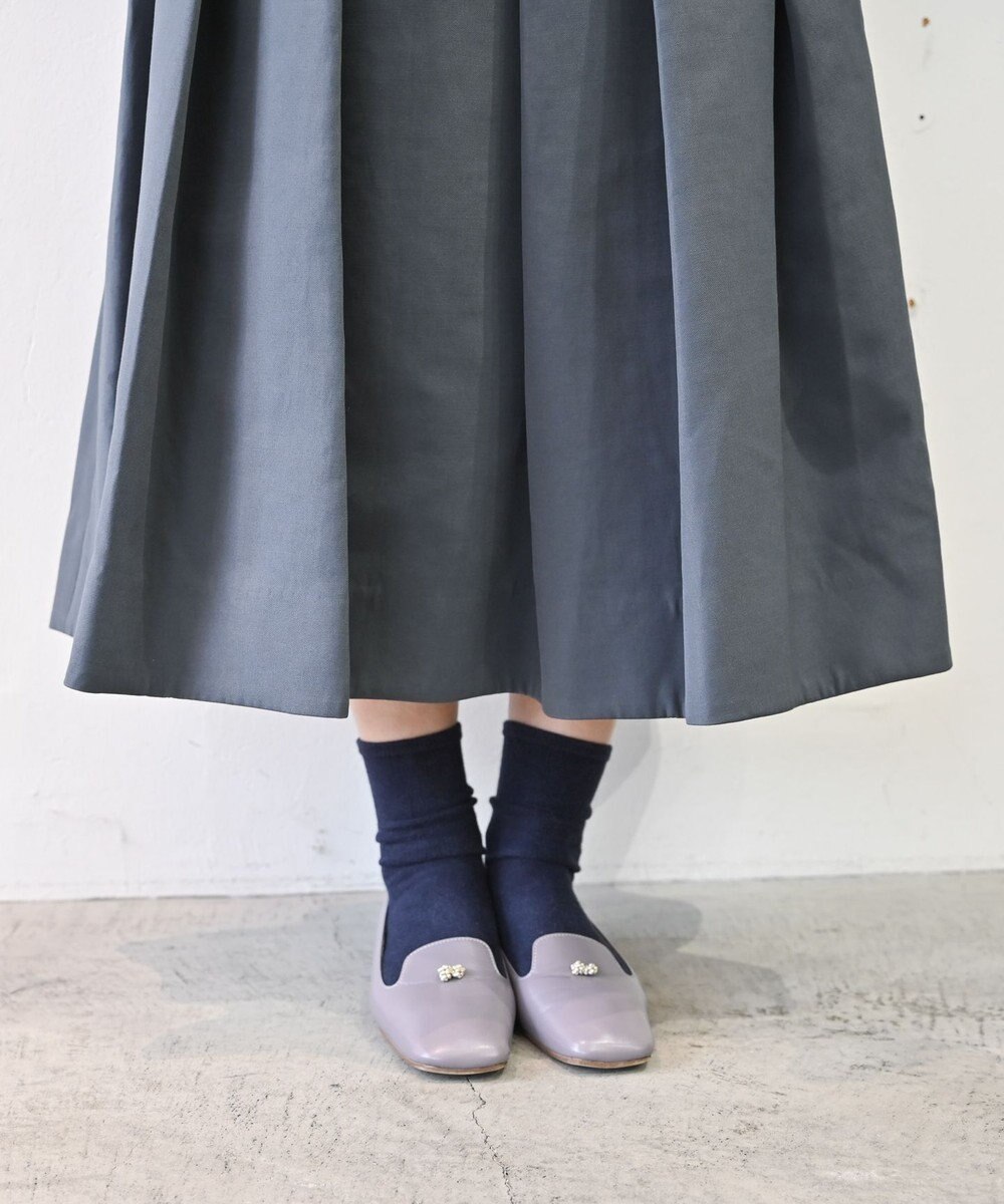 muuc トリプルクロス タックフレアスカート｜軽くてふっくらした三重織り生地・セットアップ可能 