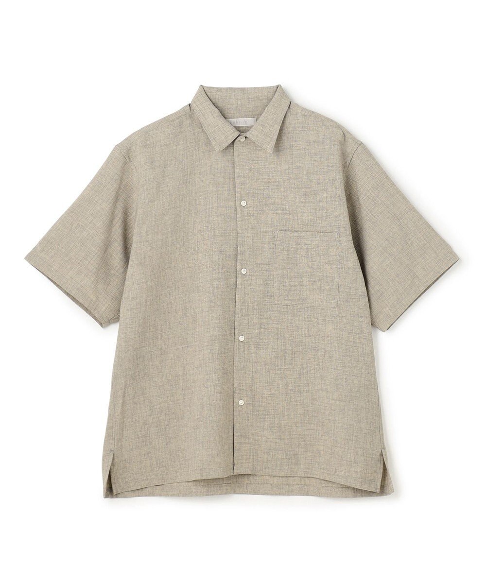 UNFILO MENS リネンライク シャツ 