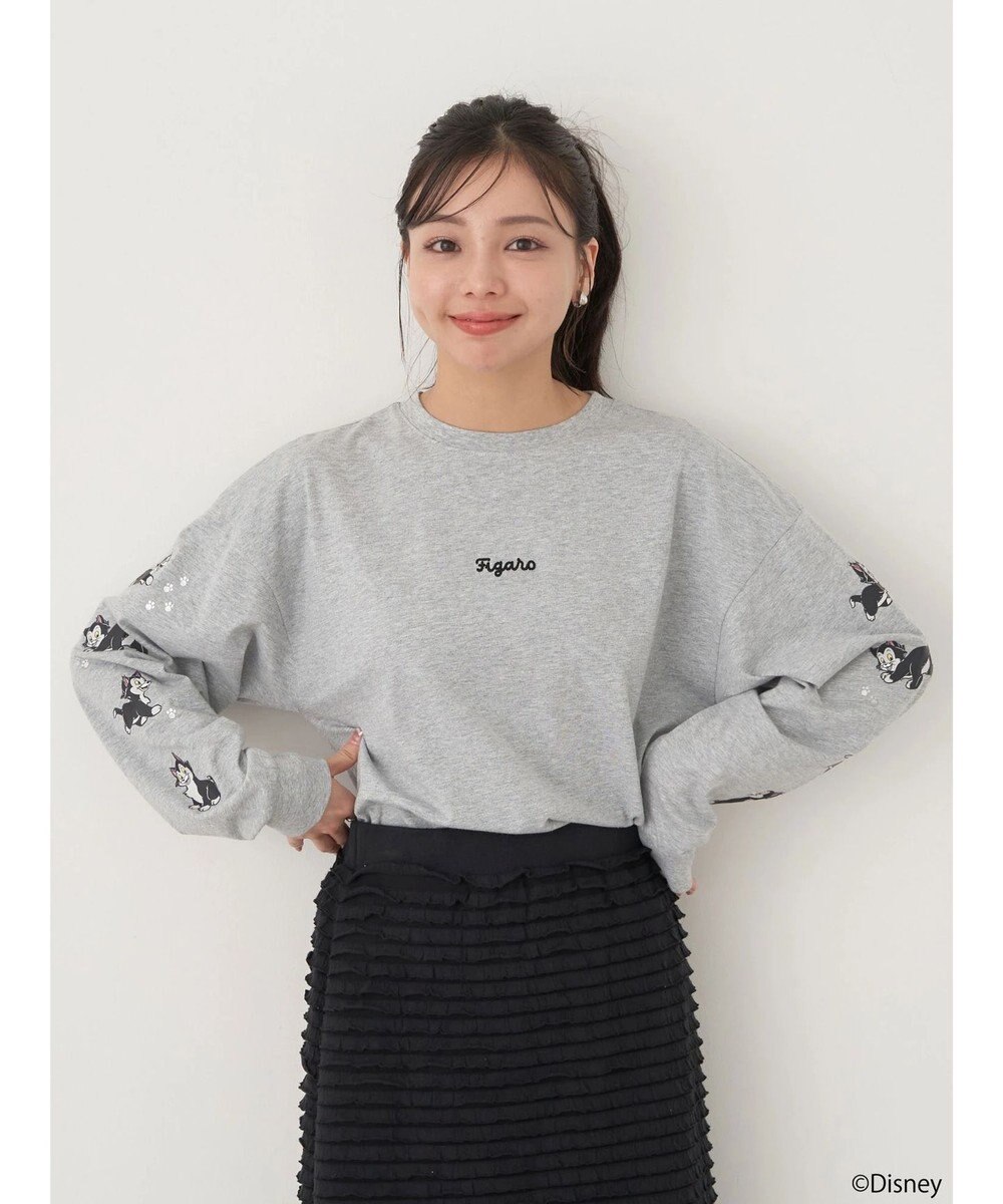 earth music&ecology Ｄｉｓｎｅｙ／袖プリントフィガロロンＴ 