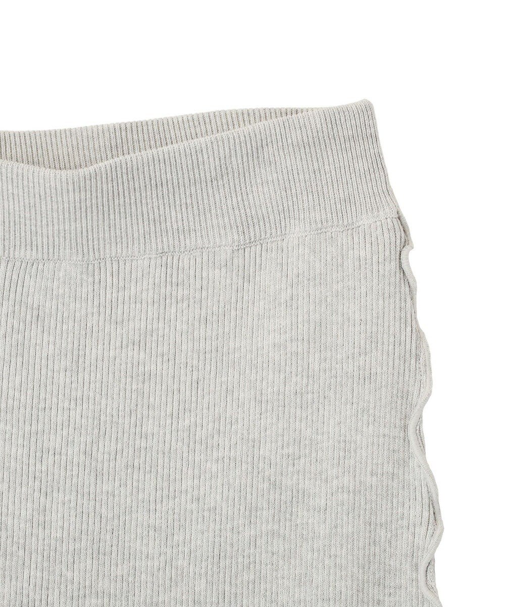 earth music&ecology サイドメローリブニットスカート 