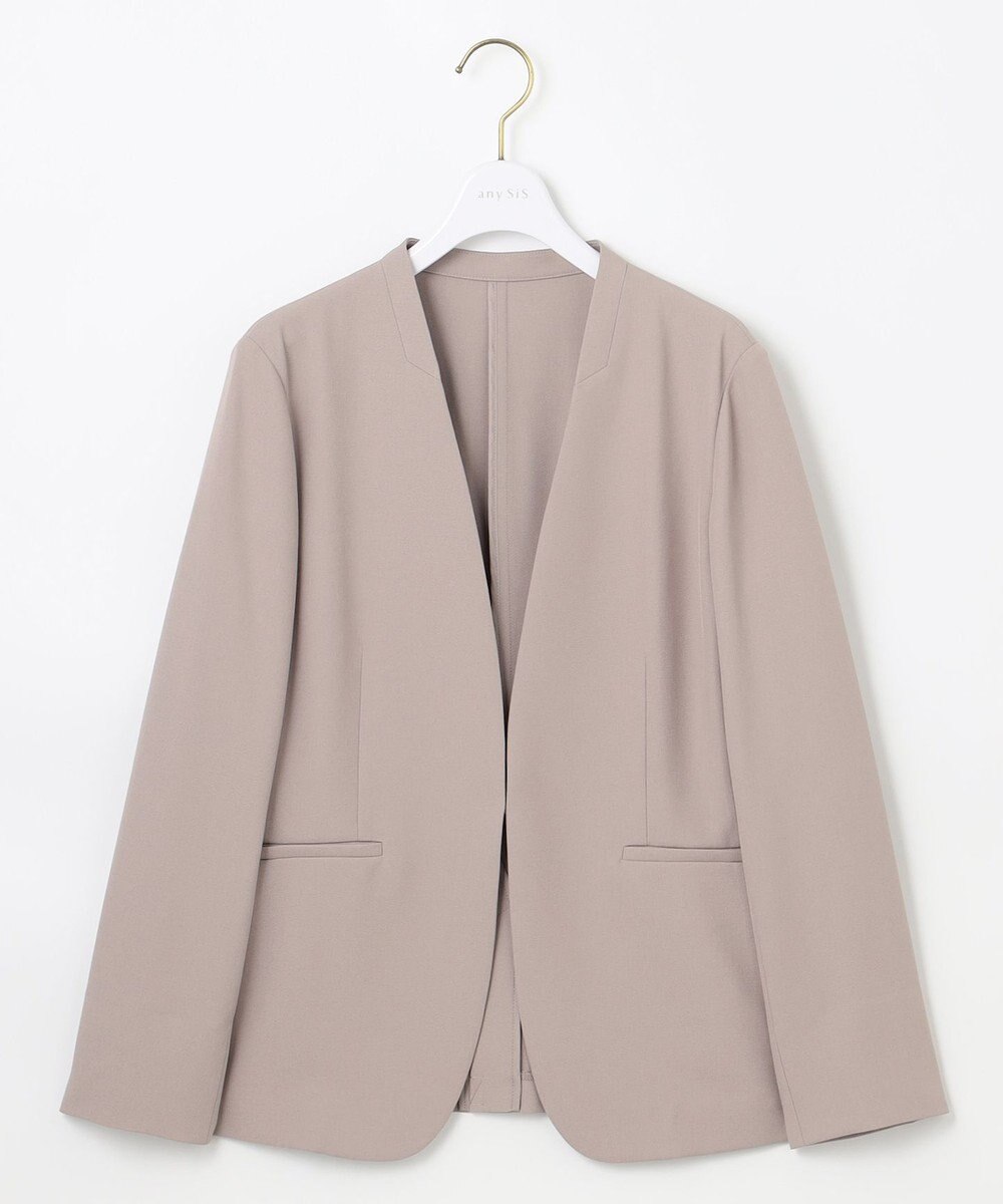 ANY SIS S 【UVカット・接触冷感・吸水速乾】スマートビューティストレッチ ノーカラージャケット 