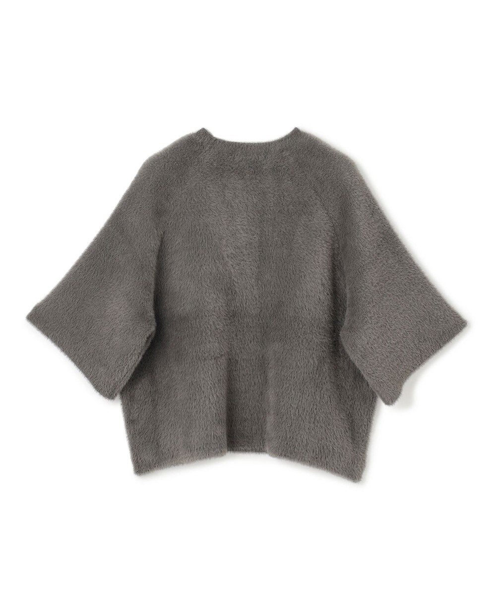 UNFILO L ナイロンシャギー  ハーフスリーブ プルオーバー 