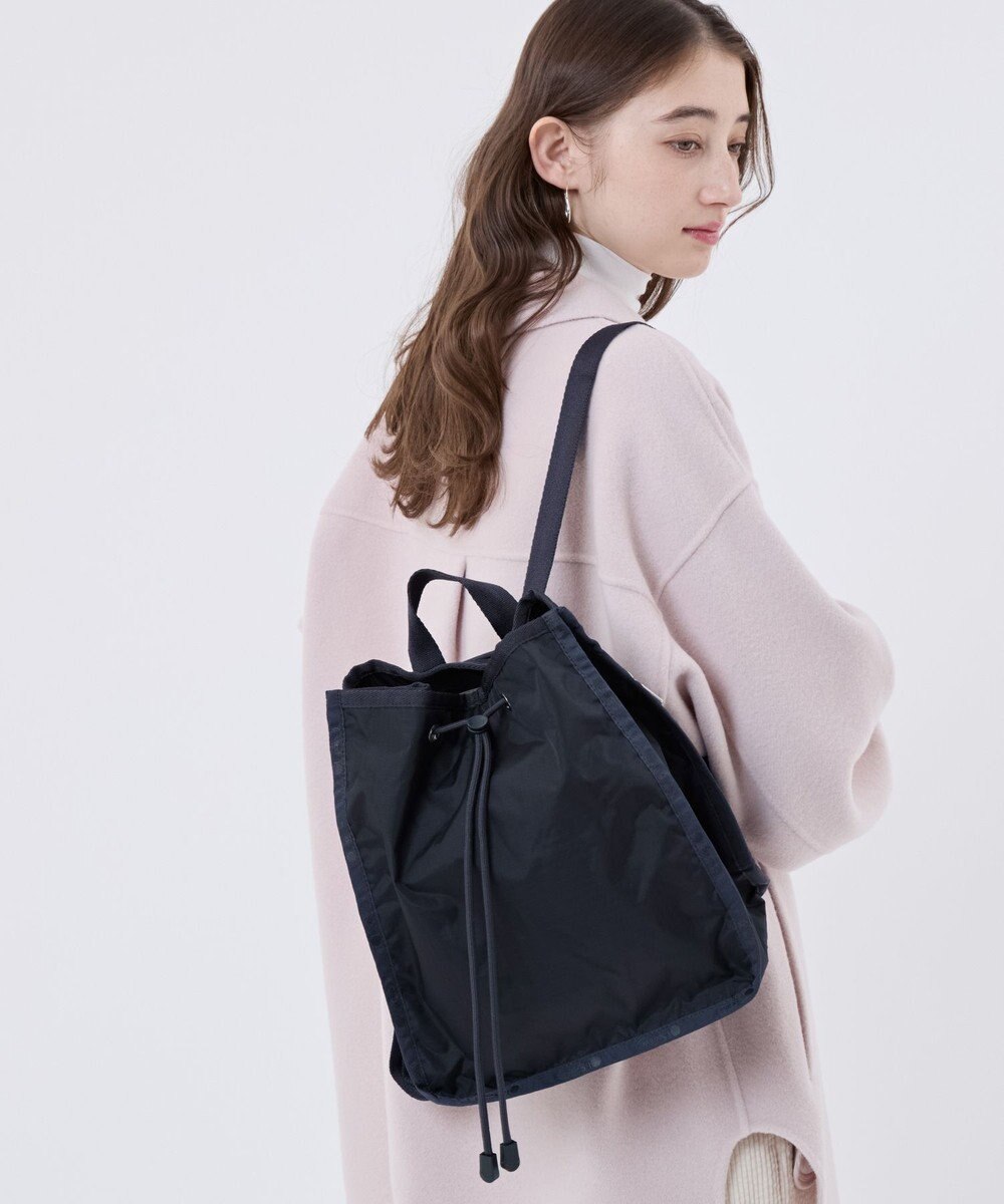 LeSportsac CINCH BACKPACK/ディープシーブルー 