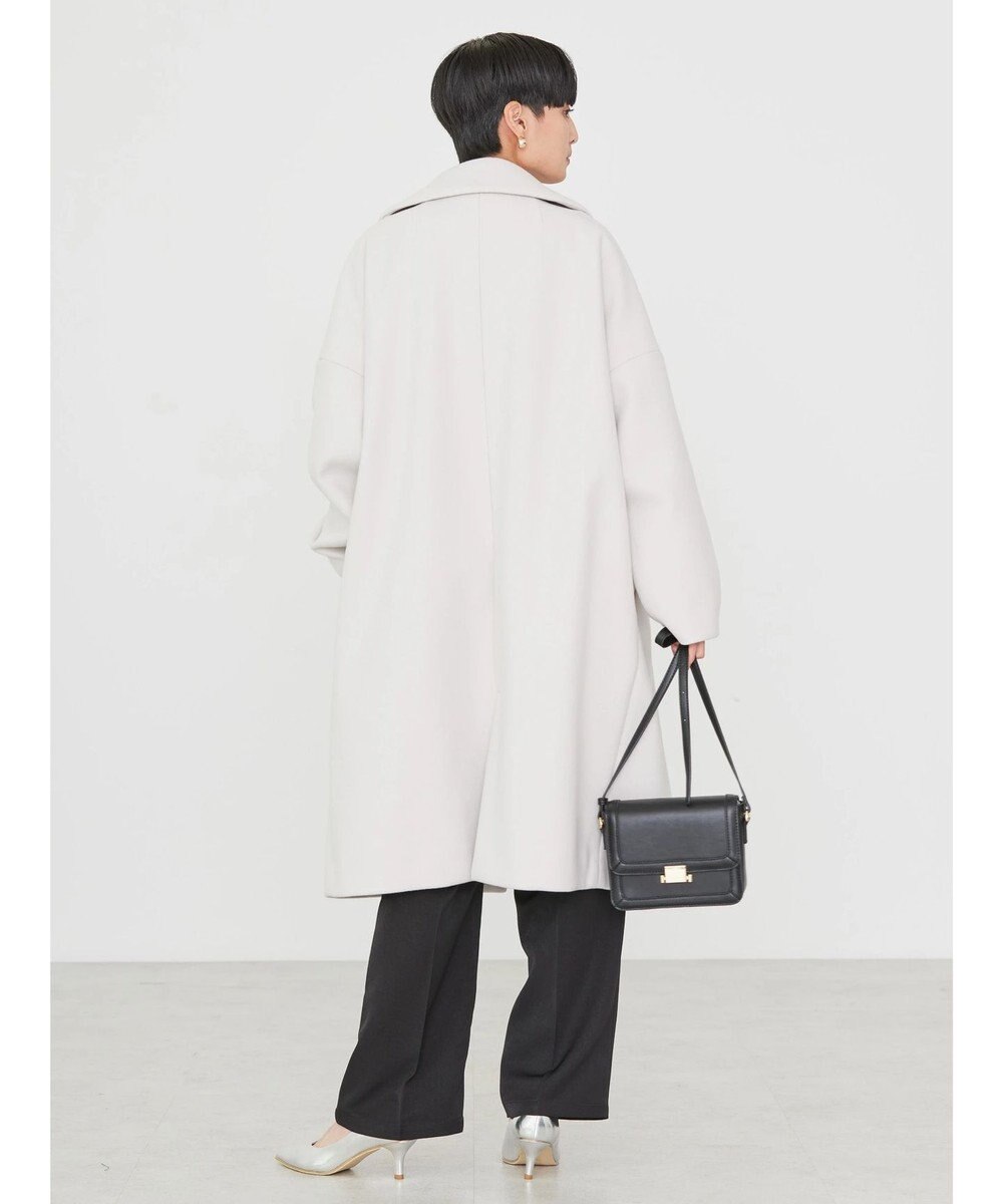 AMERICAN HOLIC 中空ＦＩＢＥＲドロップショルダーチェスターコート 