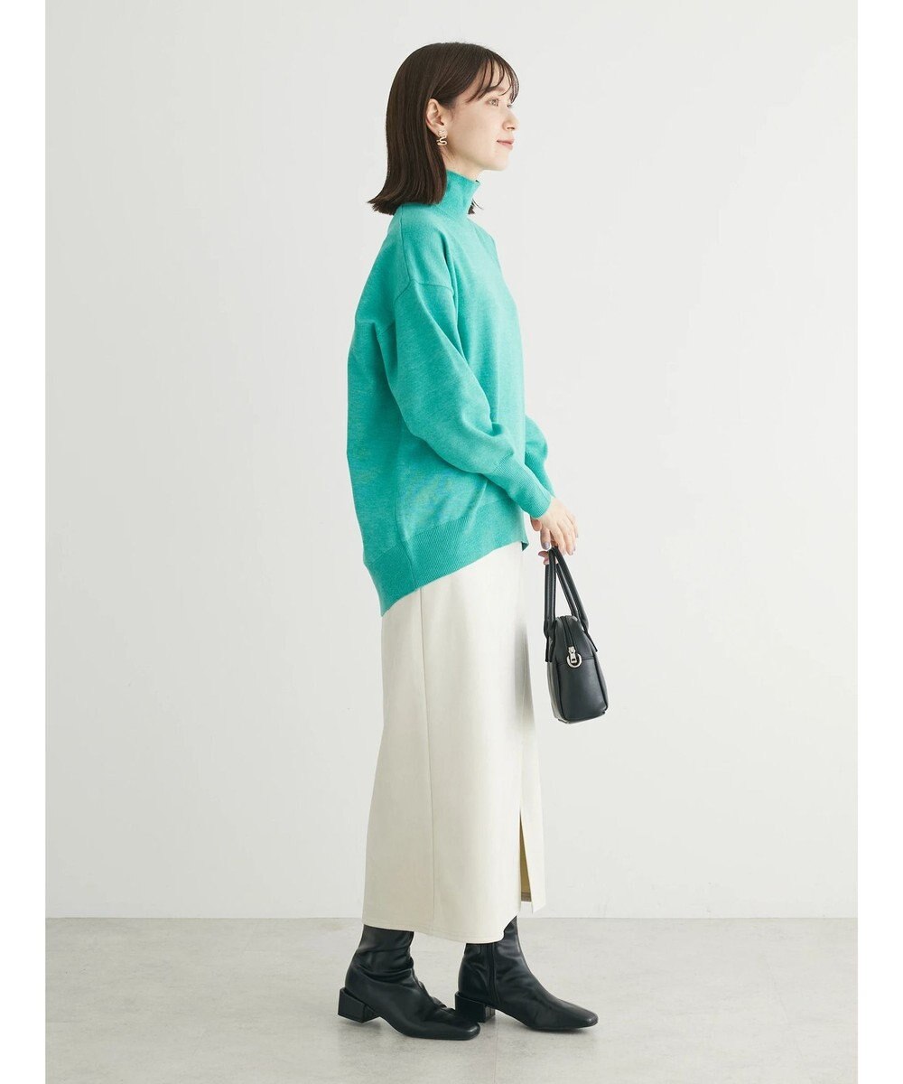 Green Parks もちやわ　モックネックプルオーバー 