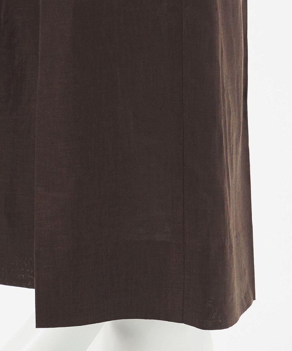 23区 【エステータ】チンツリネン ストレート ワイドパンツ 