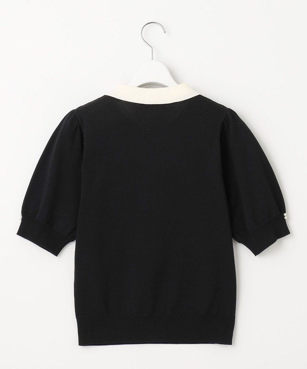 Feroux 【洗える】バイカラー襟 ニット 