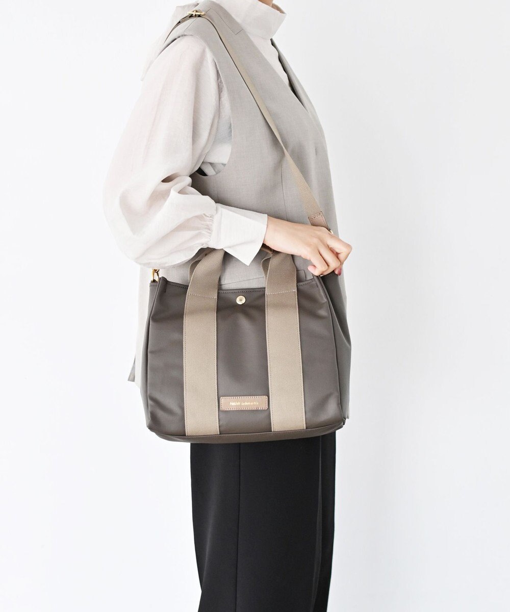 Hekhèr Le Style de Vie 新色追加【日本製 / 2WAY】PUコートコットンキャンバス トートバッグ medium 