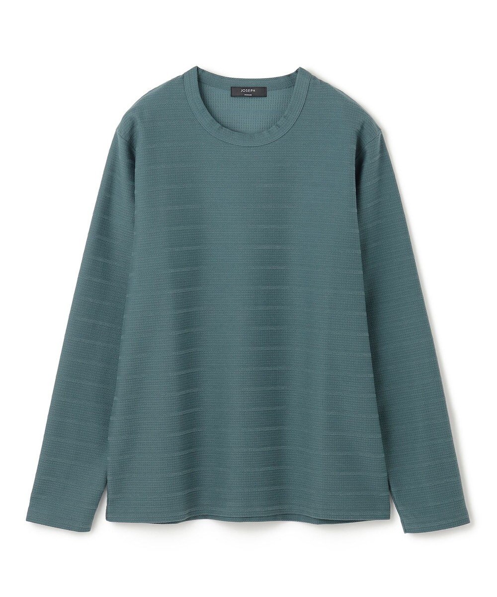 JOSEPH HOMME ブラッシュジャガード　クルーネック長袖Tシャツ 