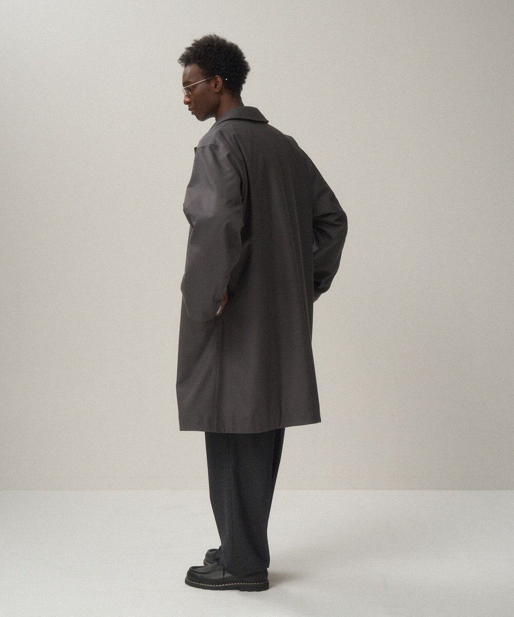 ATON NIDOM SILK | シルクパッドバルマカーンコート - UNISEX 