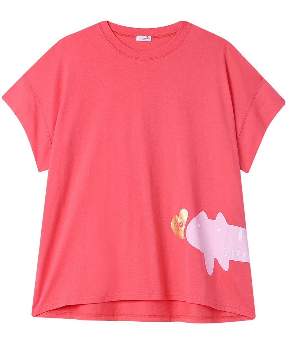 tsumori chisato SLEEP ツモリチサト トップス 綿100%(本体) 天竺素材 4分袖 レディース UTT118 /ワコール 