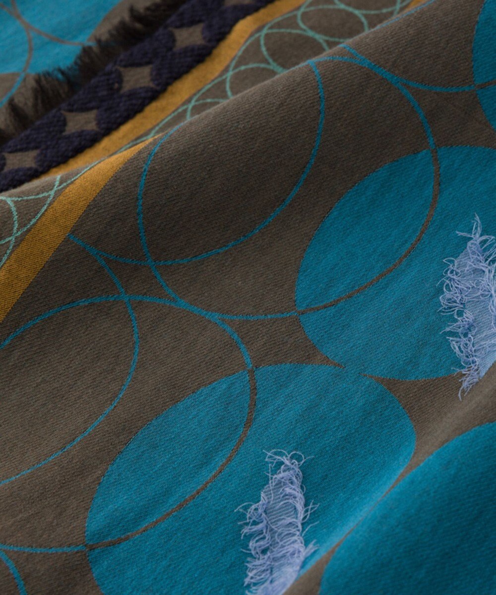 POLS コットン・キュプラ MIXTURE　フサスカーフ 