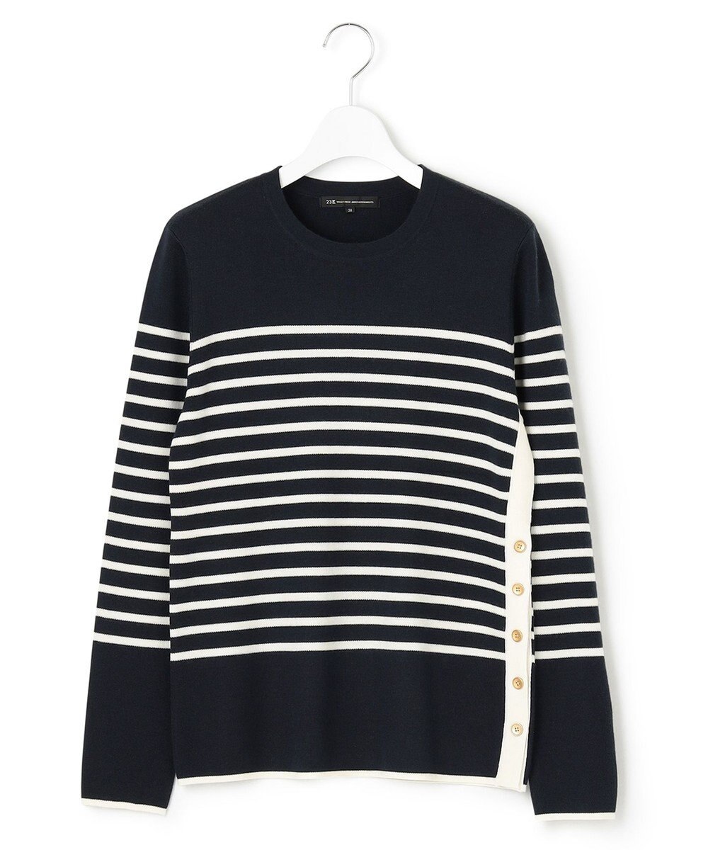 23区 ウールブレンド ボーダー ニット 