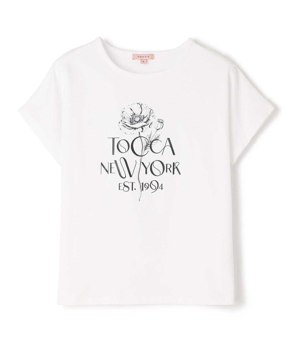 TOCCA 【接触冷感・UV90%以上カット・洗える】BLOOM OF TOCCA Tシャツ 