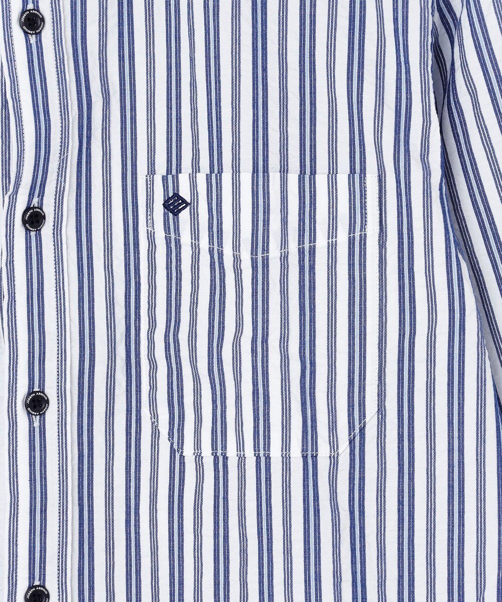 JOSEPH ABBOUD 【オーガニックコットン】オーガニックコードストライプ シャツ 