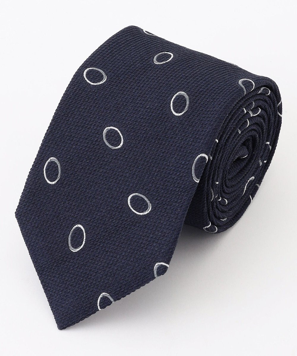 JOSEPH ABBOUD 【イタリア生地・日本製】メランジシャンブレーネクタイ 