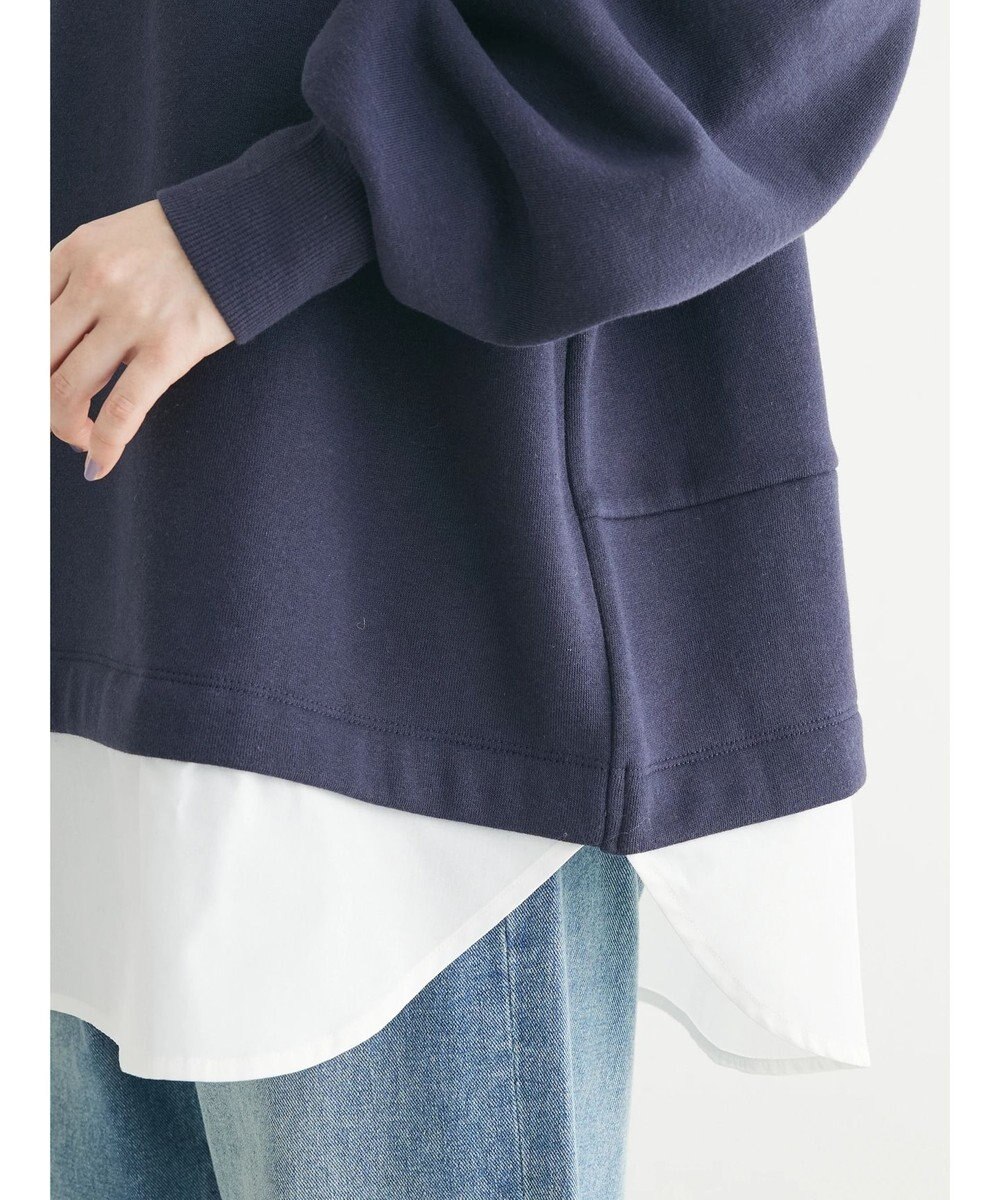 Green Parks 裏起毛ドッキングチュニック 