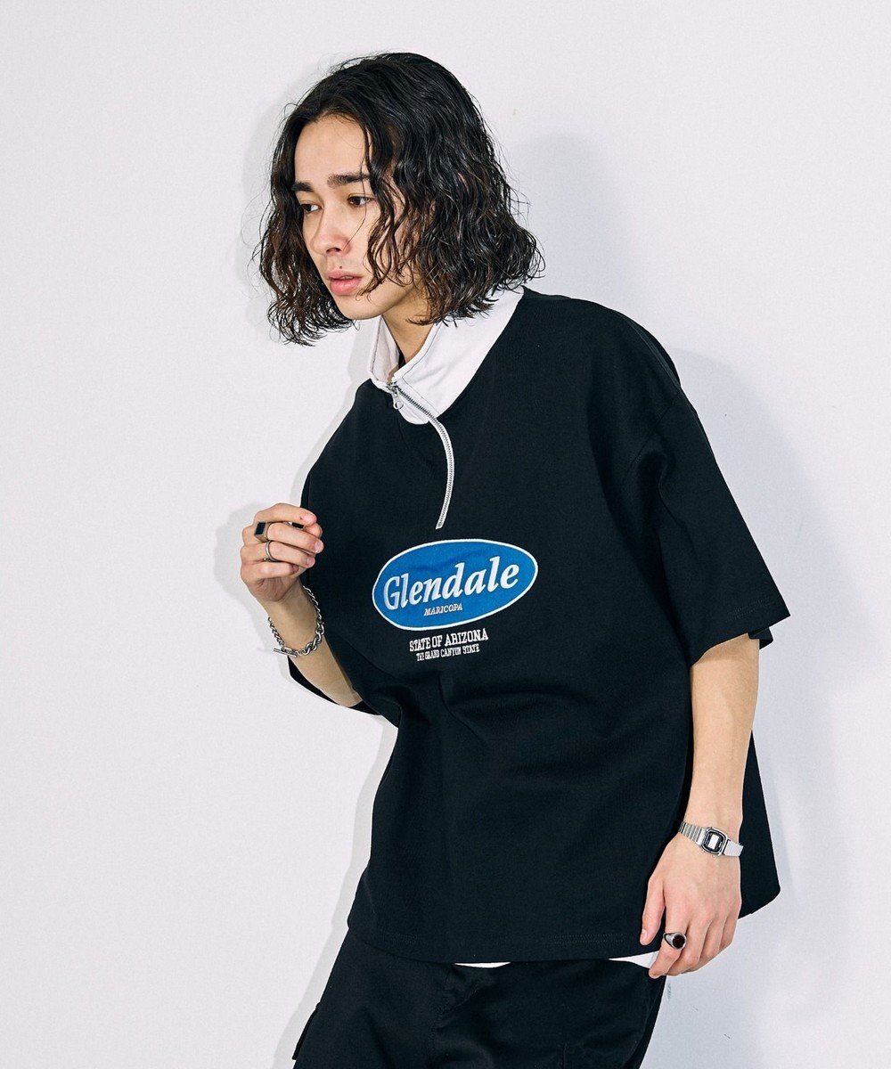 WEGO ヘビーウエイトサークルロゴハーフZIPT（S） 