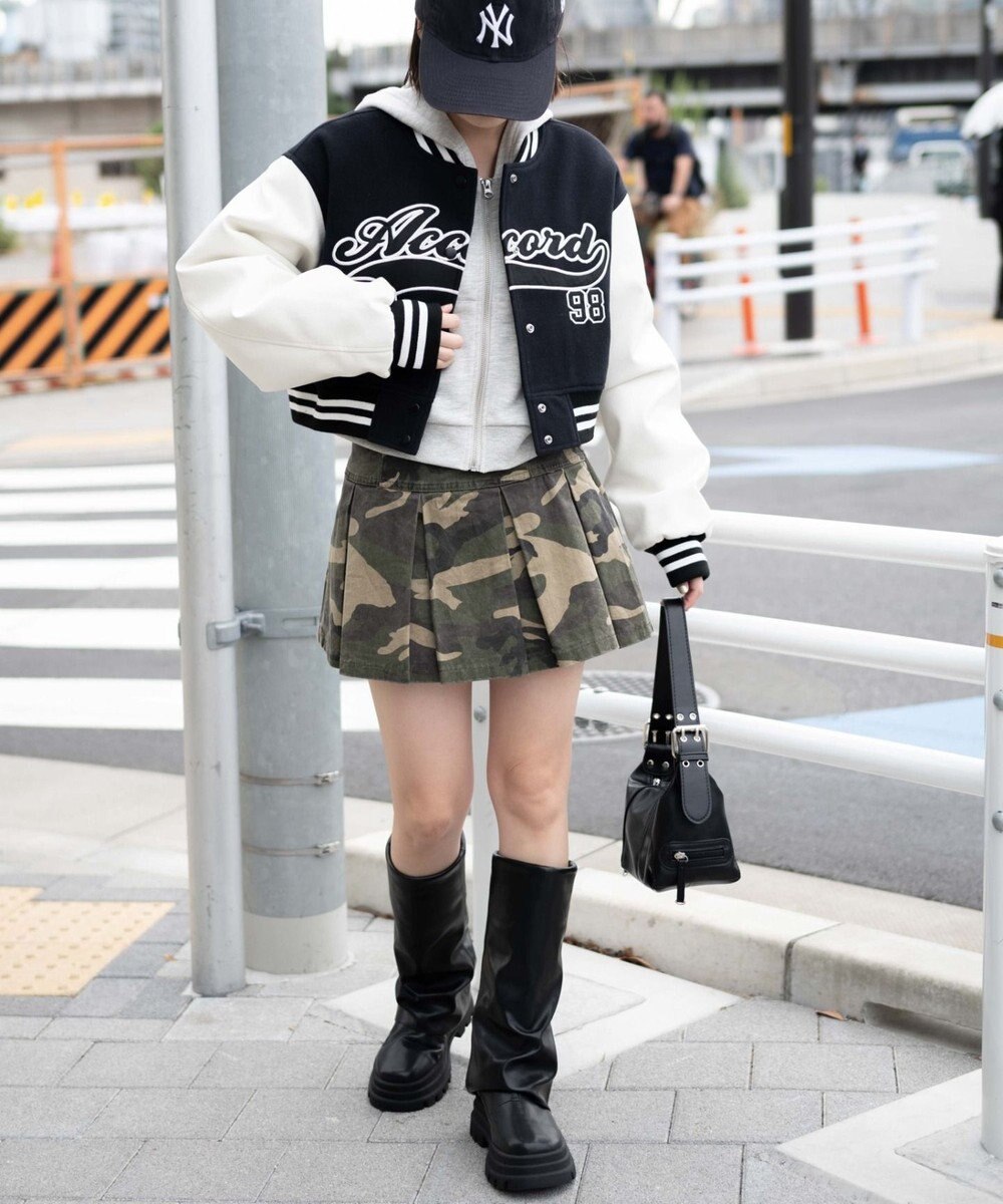 WEGO スタジアムロゴショートスタジャン 