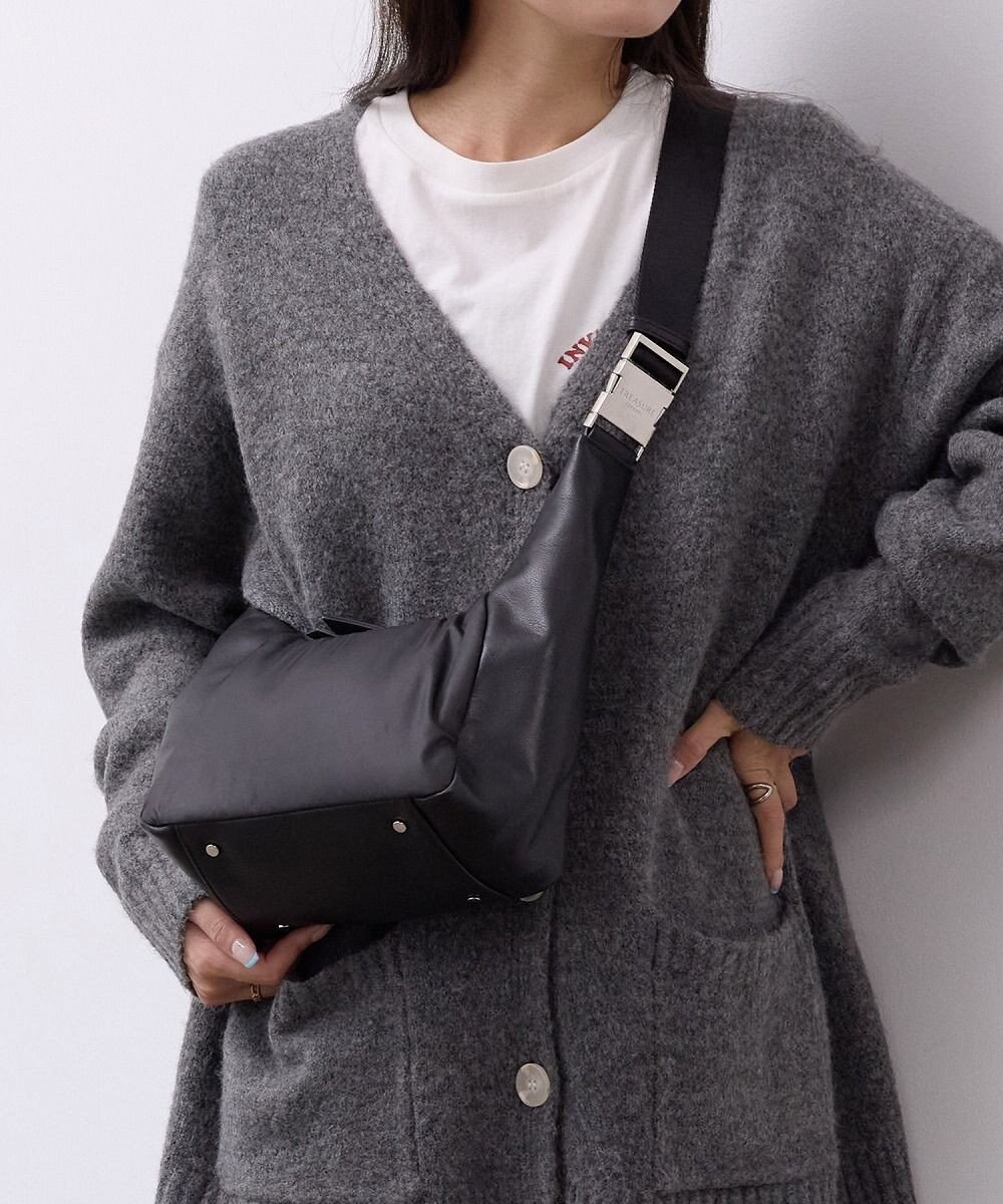 TOPKAPI 【TREASURE TOPKAPI】スムースレザー コンビ 2way ショルダー バッグ 