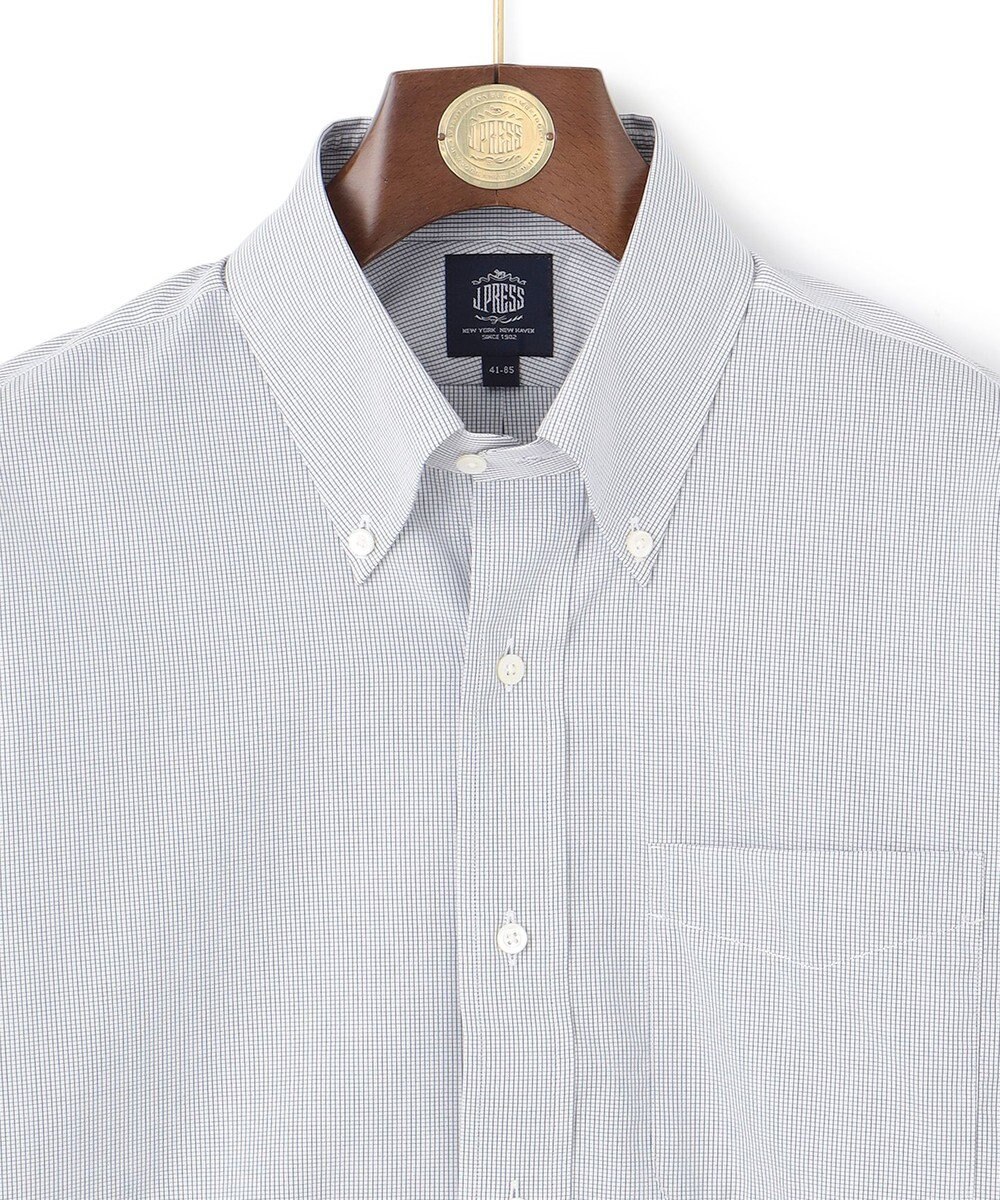 J.PRESS MEN 【WEB・一部店舗限定】マイクロチェックシャツ/B.D. 
