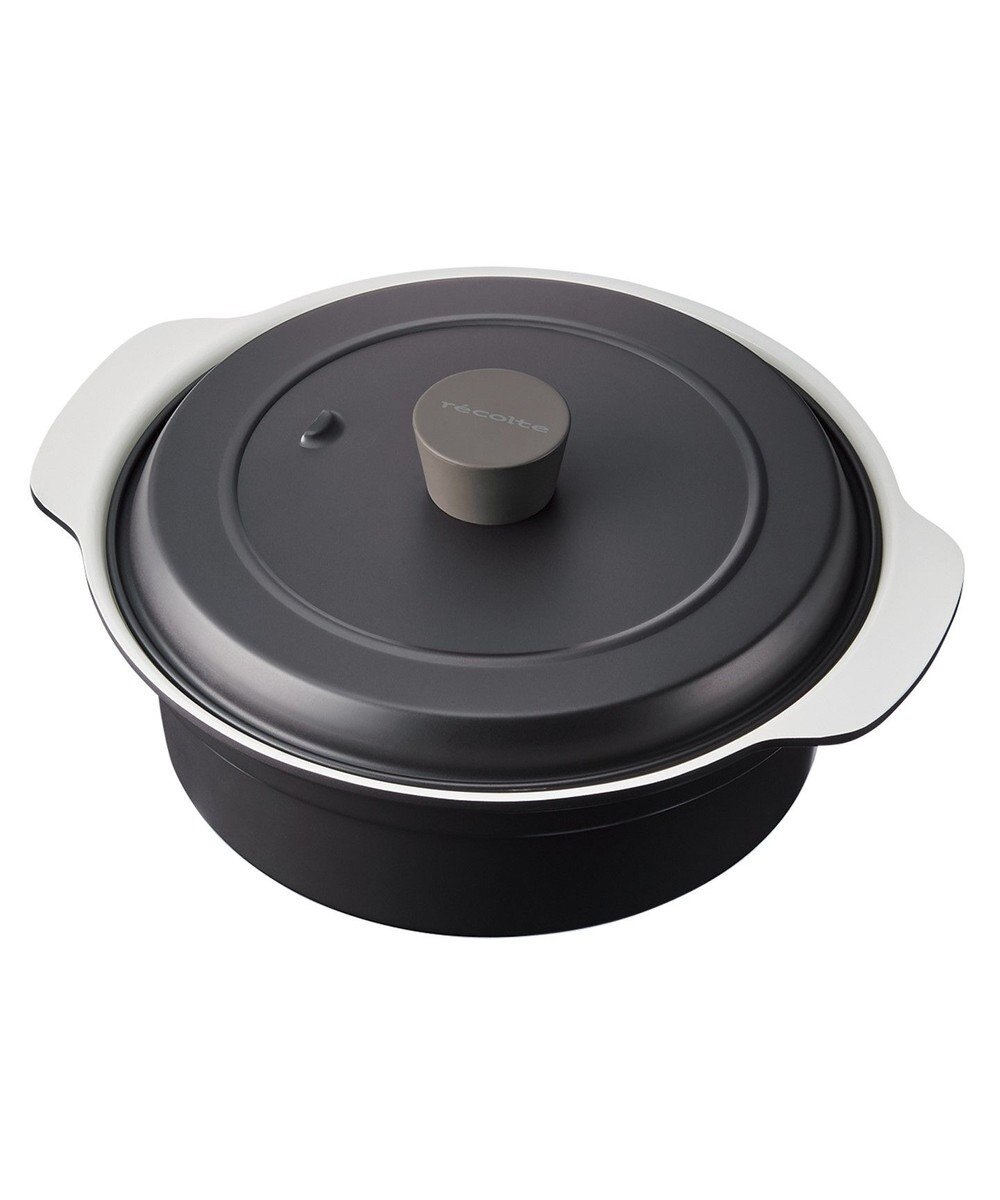 YAMATO テーブル＆キッチン 【レコルト】IH対応鍋  グレー  RIH-1PT(GY) 