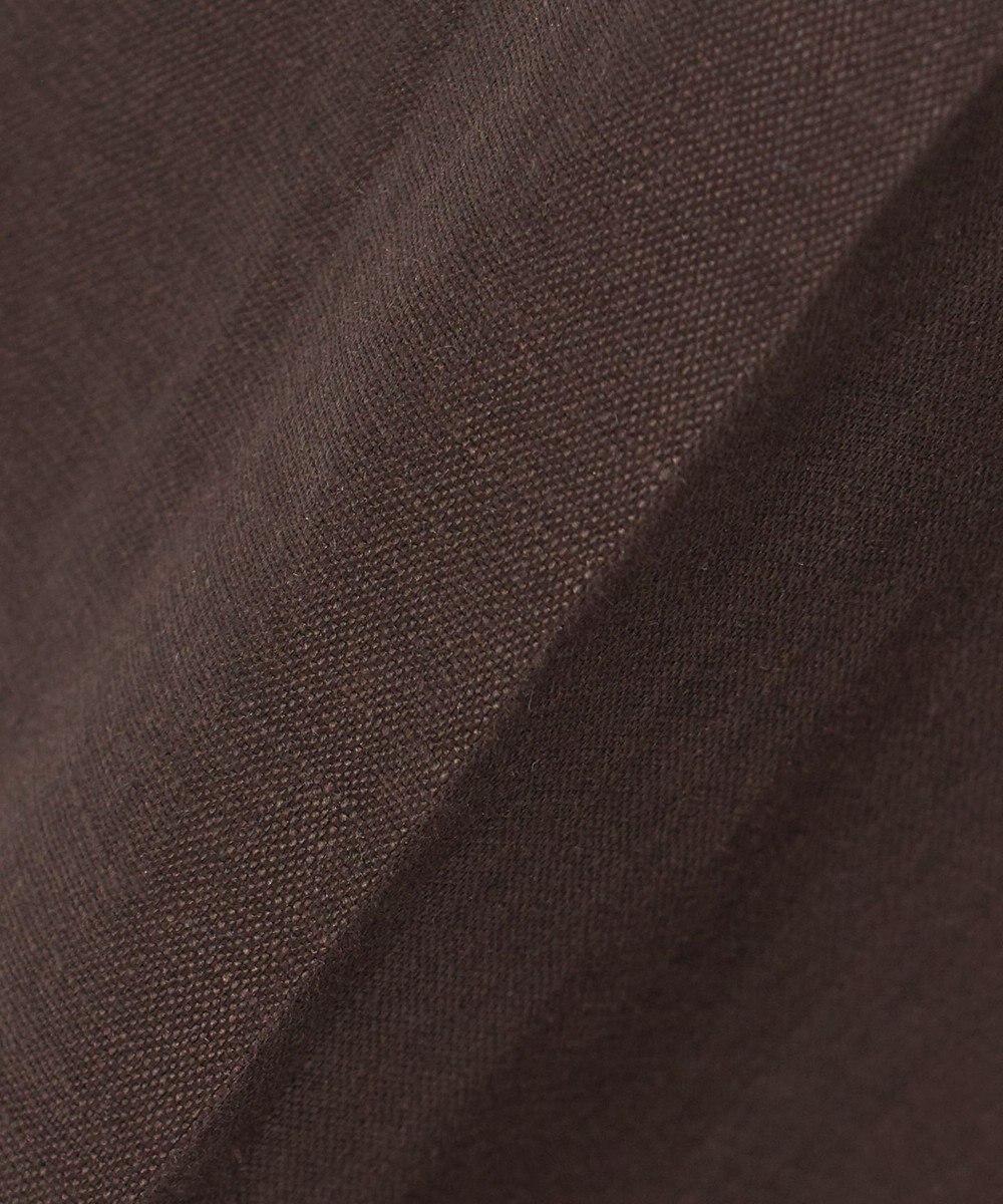 23区 【エステータ】チンツリネン ストレート ワイドパンツ 