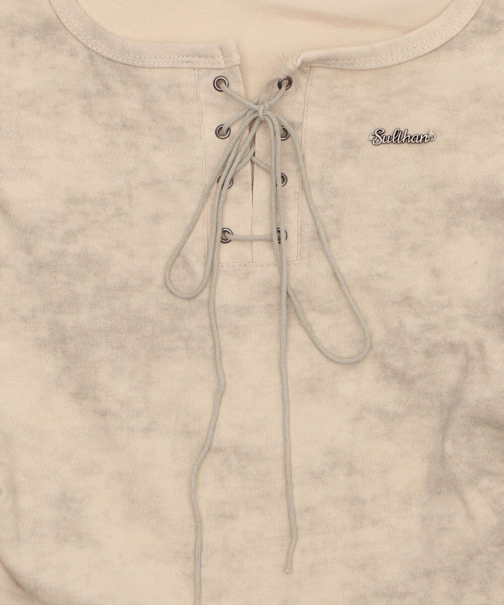 WEGO ブローチ付きレースアップT 