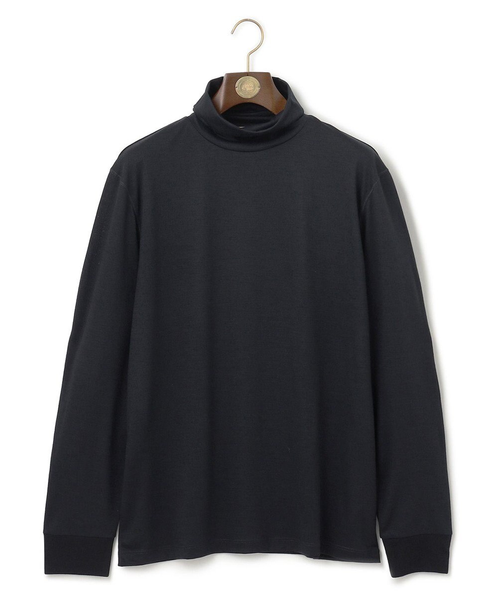 J.PRESS MEN ウールストレッチジャージ タートルネックカットソー 