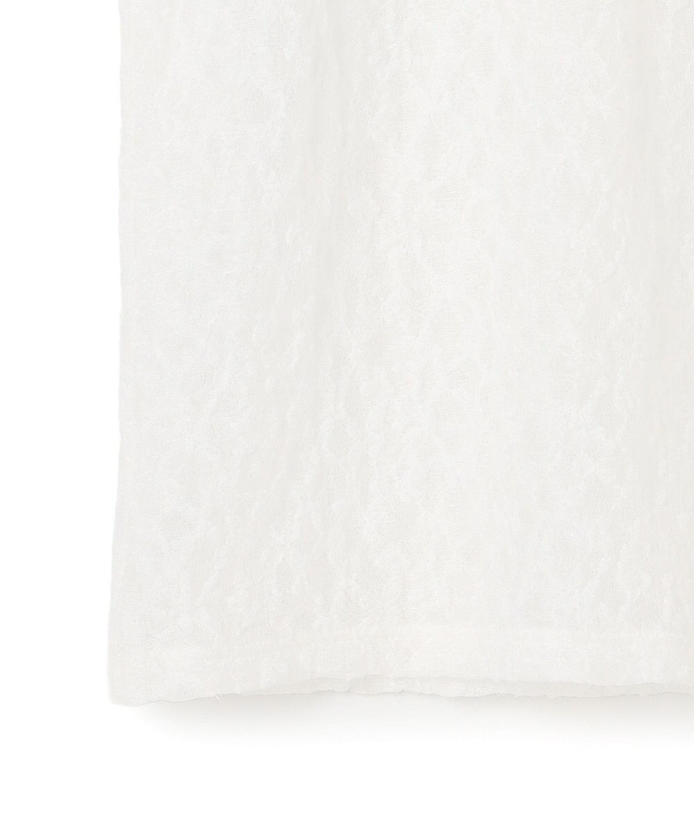 23区 L 【SLOW/一部店舗限定】リンクルレース シアー カットソー 