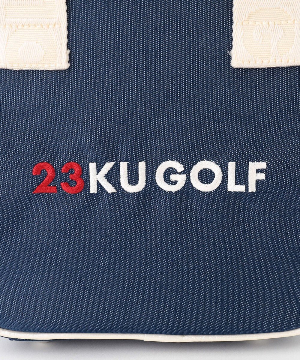 23区GOLF 【WOMEN】合皮×デニム調保冷カートバッグ 