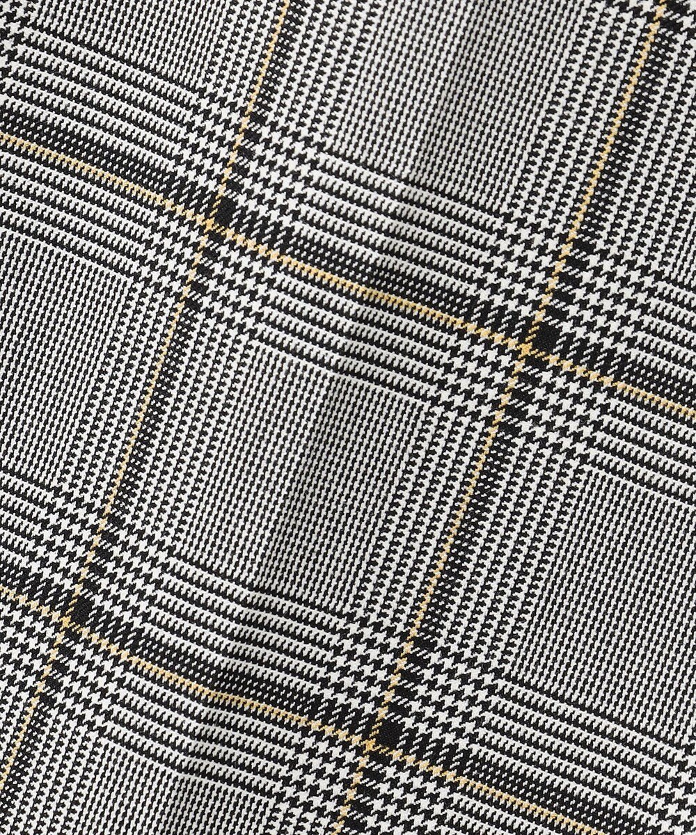 ICB T/Rグレンチェック　セミフレアパンツ 