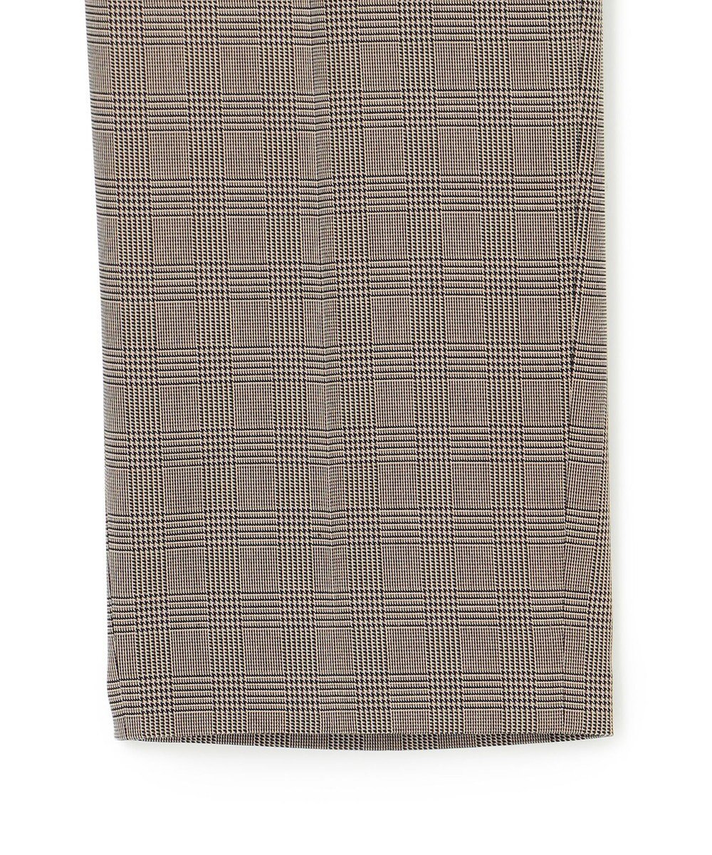 23区 L 【洗える】ドライ2WAYストレッチ チェック テーパードパンツ 