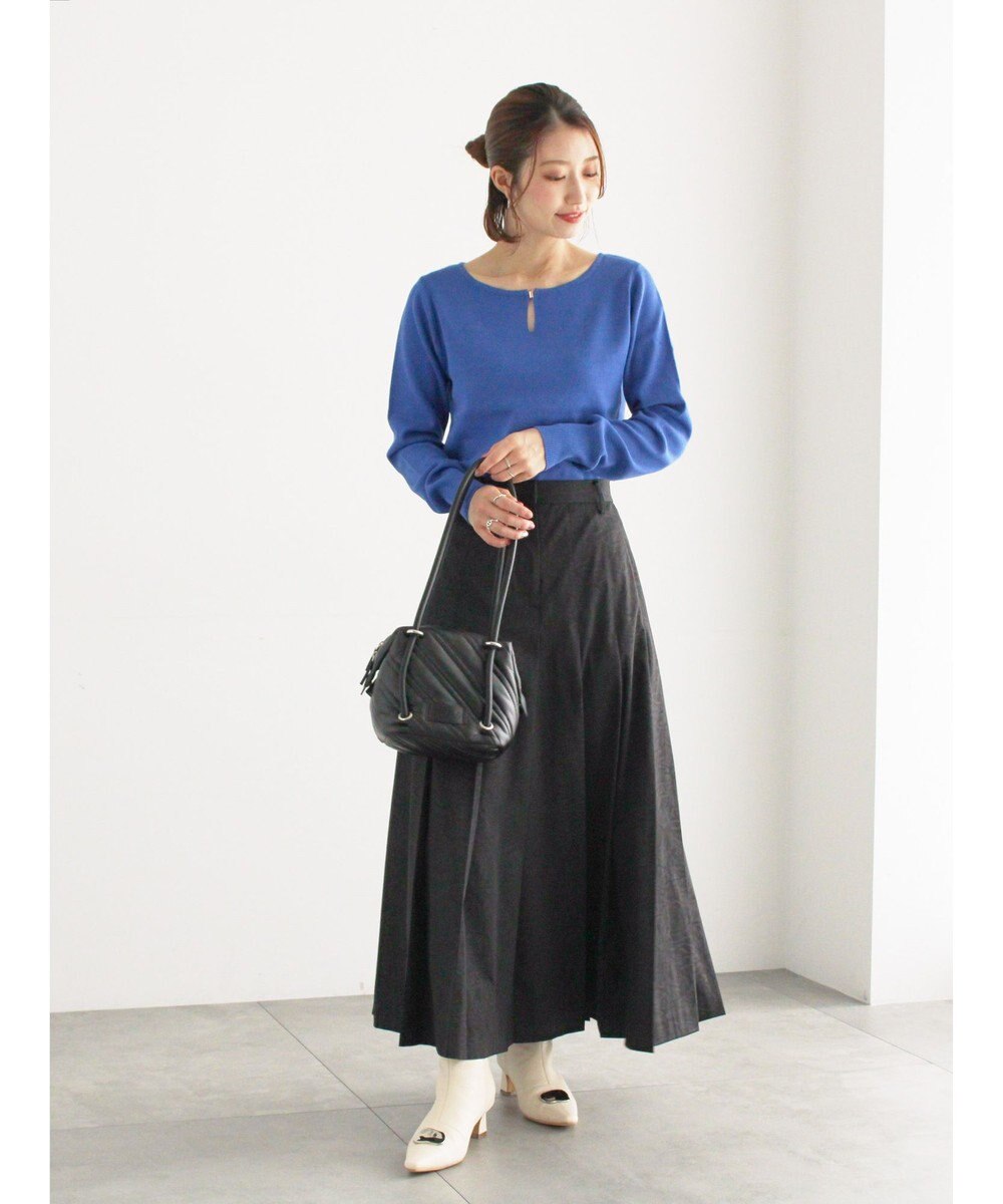 Te chichi スクエアチャームキーネックプルオーバー 