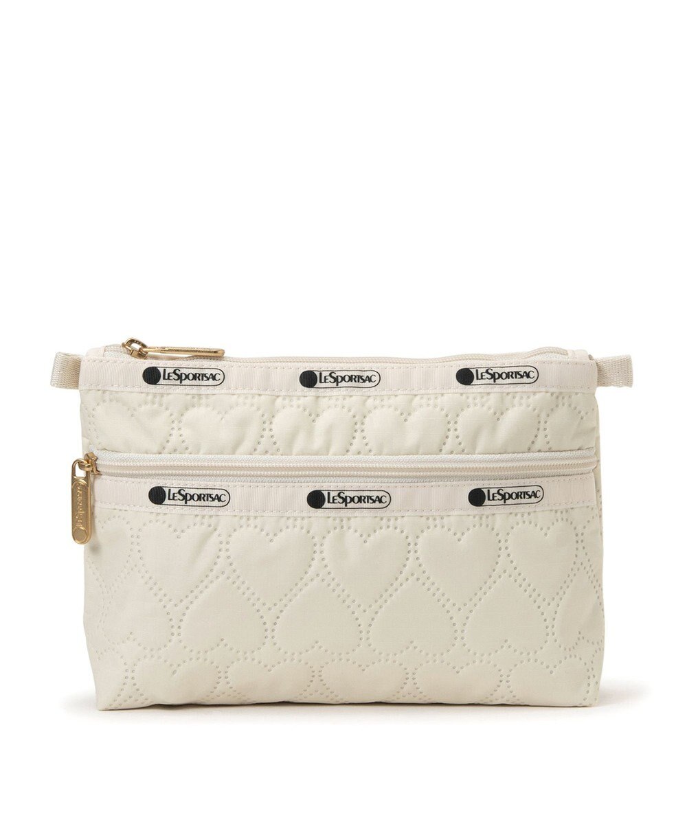 LeSportsac COSMETIC CLUTCH/エクリュハートデボス 