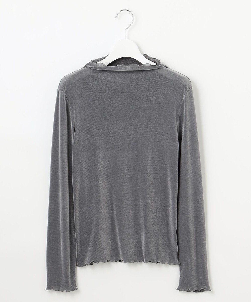 Feroux 【洗える】ベロア ハイネックトップス 