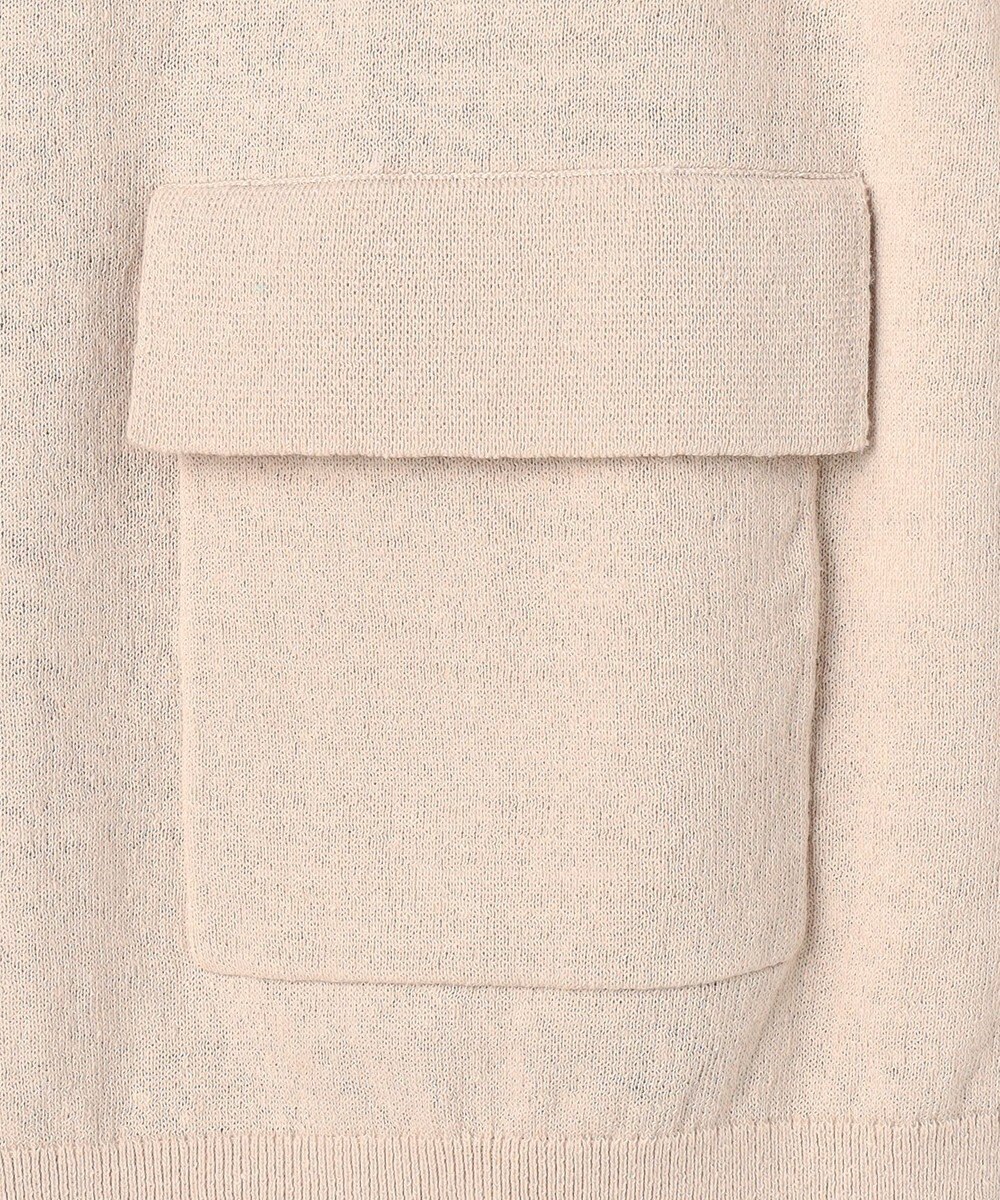 J.PRESS LADIES L LINEN COTTON BLEND ニット ブルゾン 