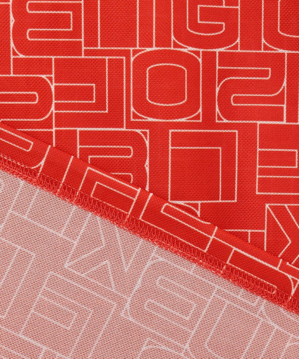 23区GOLF 盛夏対応のマルチ機能【接触冷感・UVケア・吸水速乾】【MEN】総ロゴ カノコシャツ 