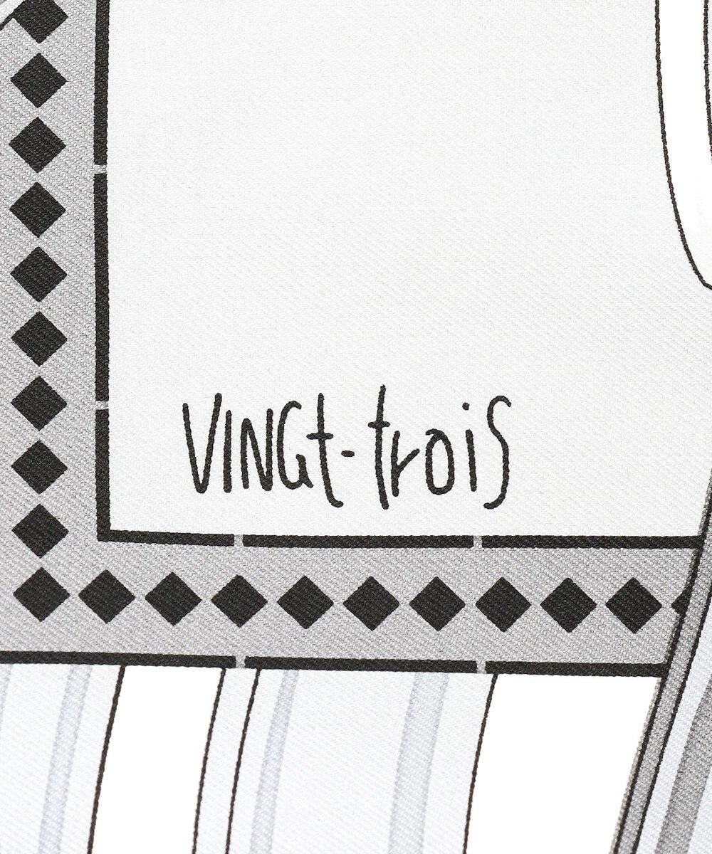 23区 ベルト柄 スカーフ 